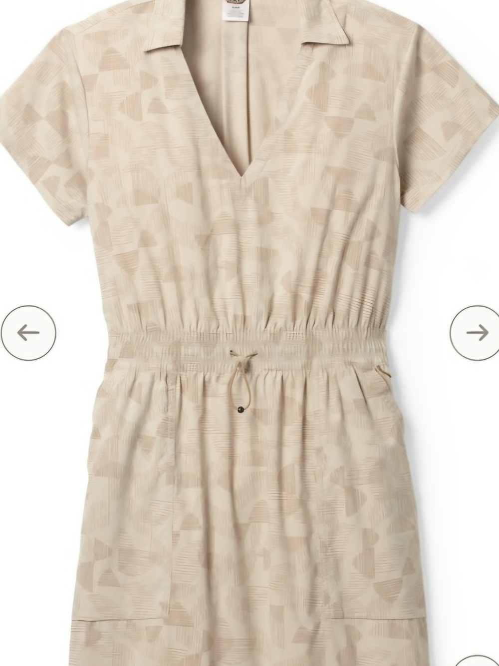 REI Co-Op | V-Neck Drawstring Dress